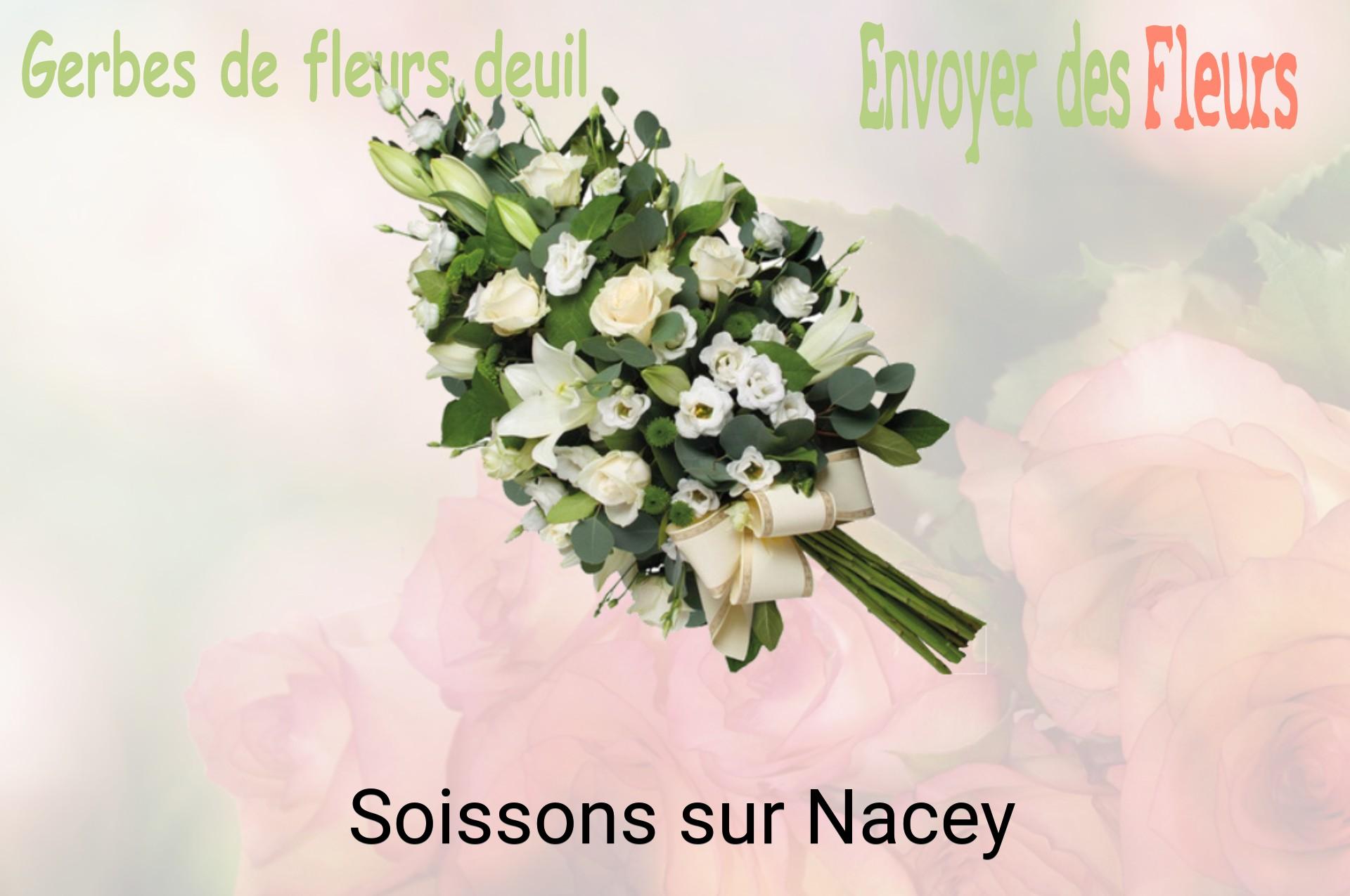 Gerbe de fleurs de deuil livrée à Soissons-sur-Nacey
